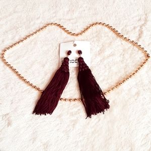 H&M Long Tassel Earrings